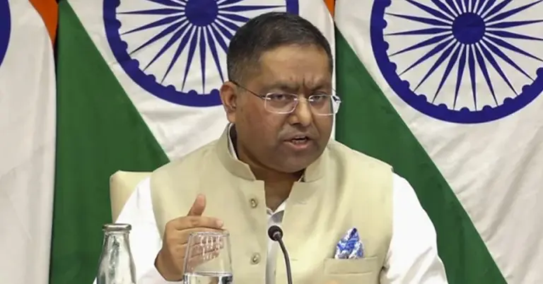 ভারতের পররাষ্ট্র মন্ত্রণালয়ের মুখপাত্র রণধীর জয়সওয়াল